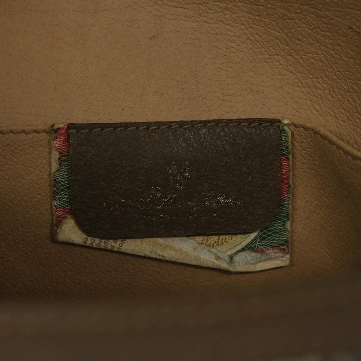 Gucci Sherry Beige Canvas Clutch Bag (Pre-Owned) Size ONE SIZE - 7 Thumbnail