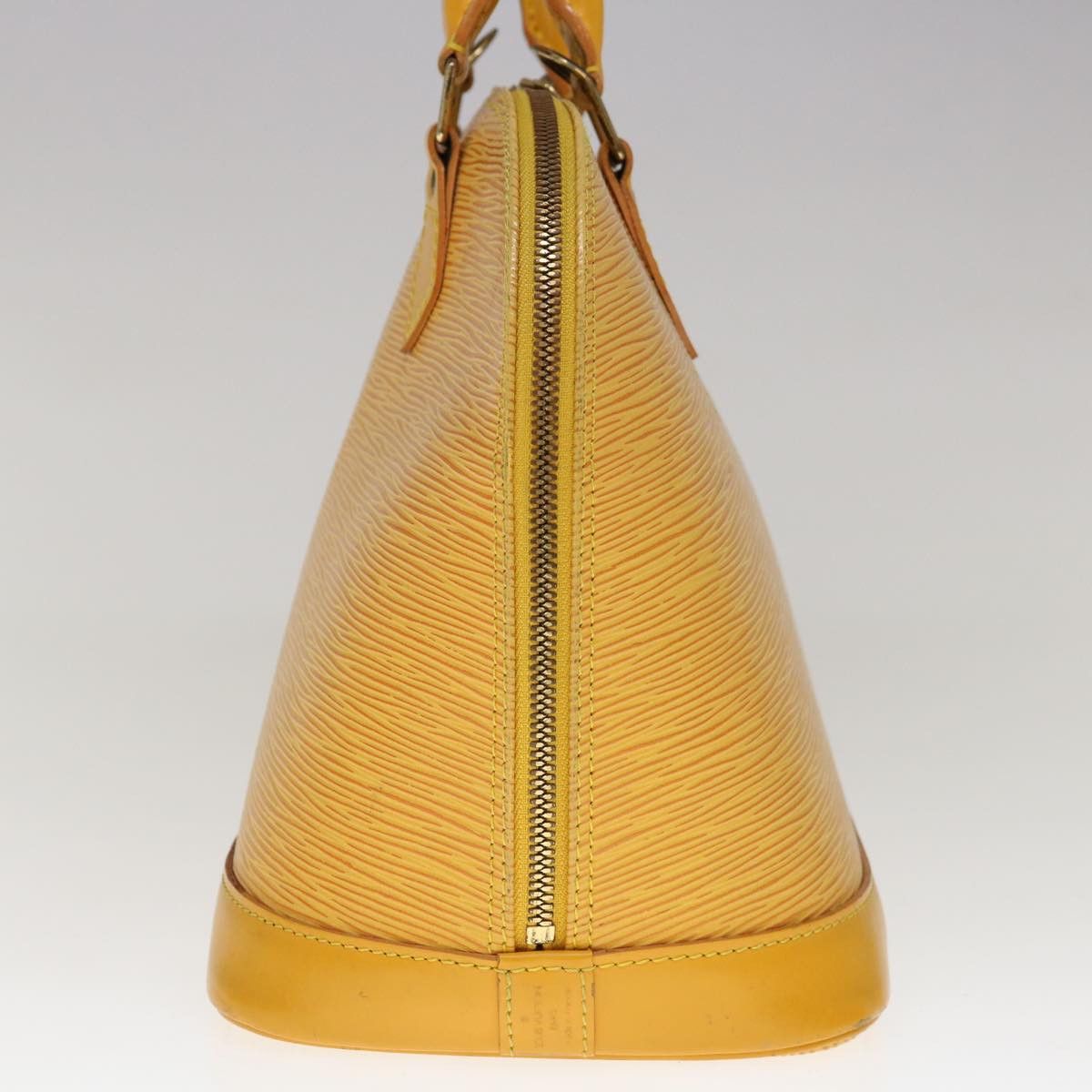 Louis Vuitton Alma Yellow Leather Handbag (Pre-Owned) Size ONE SIZE - 11 Thumbnail
