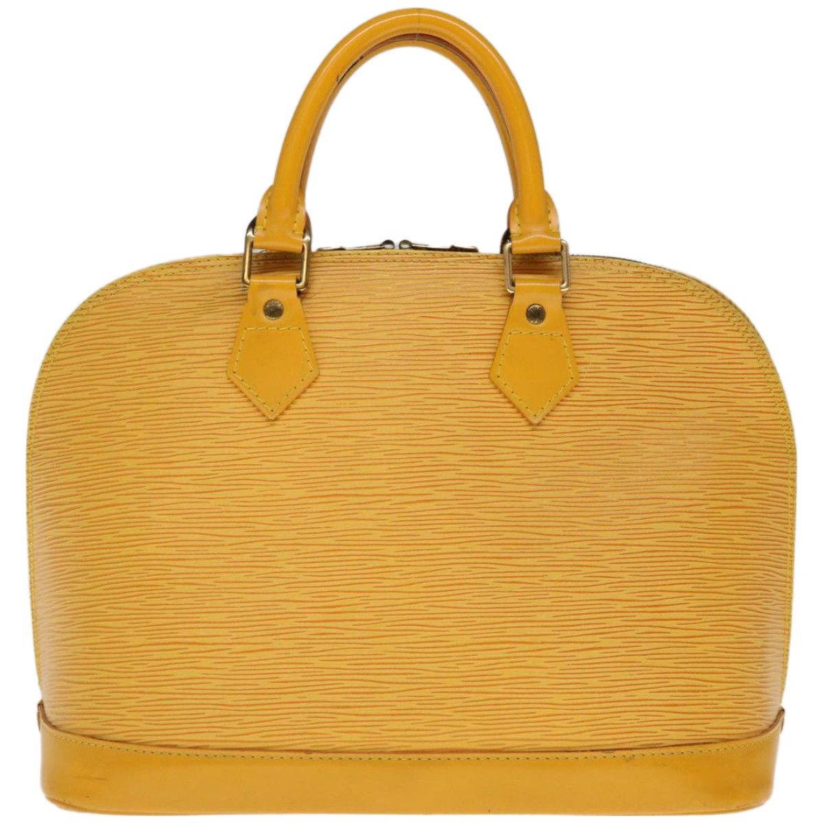 Louis Vuitton Alma Yellow Leather Handbag (Pre-Owned) Size ONE SIZE - 2 Thumbnail