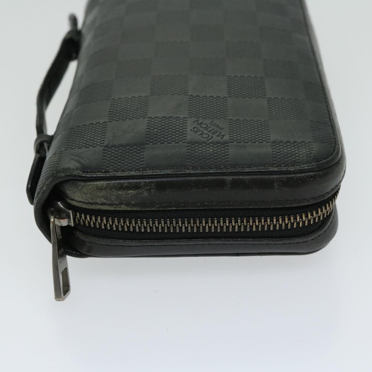 Louis Vuitton Zippy Xl Black Leather Wallet (Pre-Owned) Size ONE SIZE - 10 Thumbnail