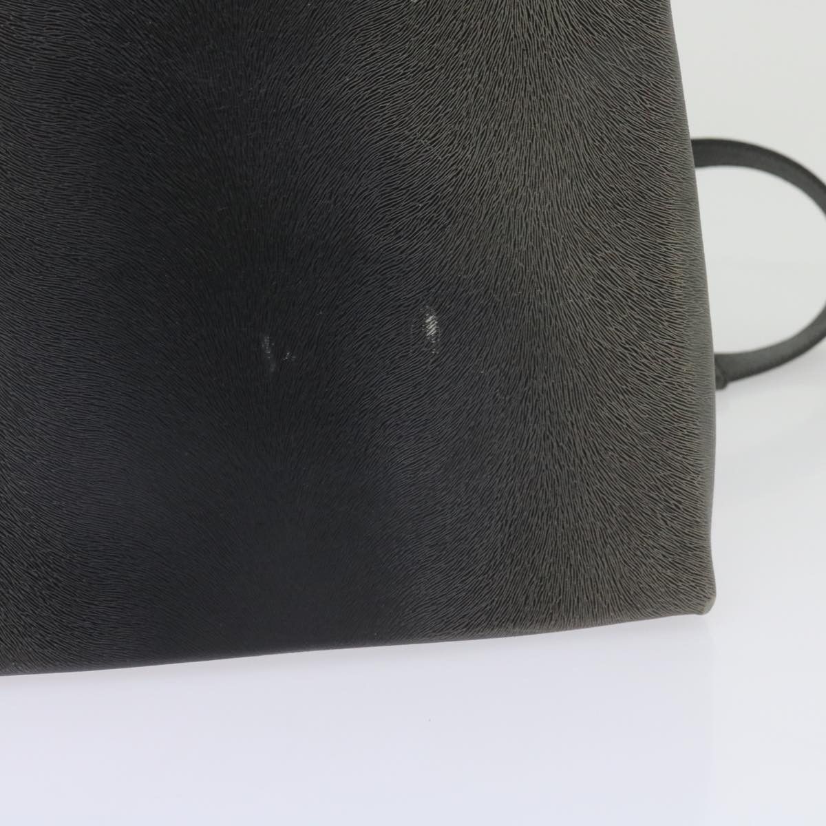 Salvatore Ferragamo Gancini Black Leather Handbag (Pre-Owned) Size ONE SIZE - 8 Thumbnail