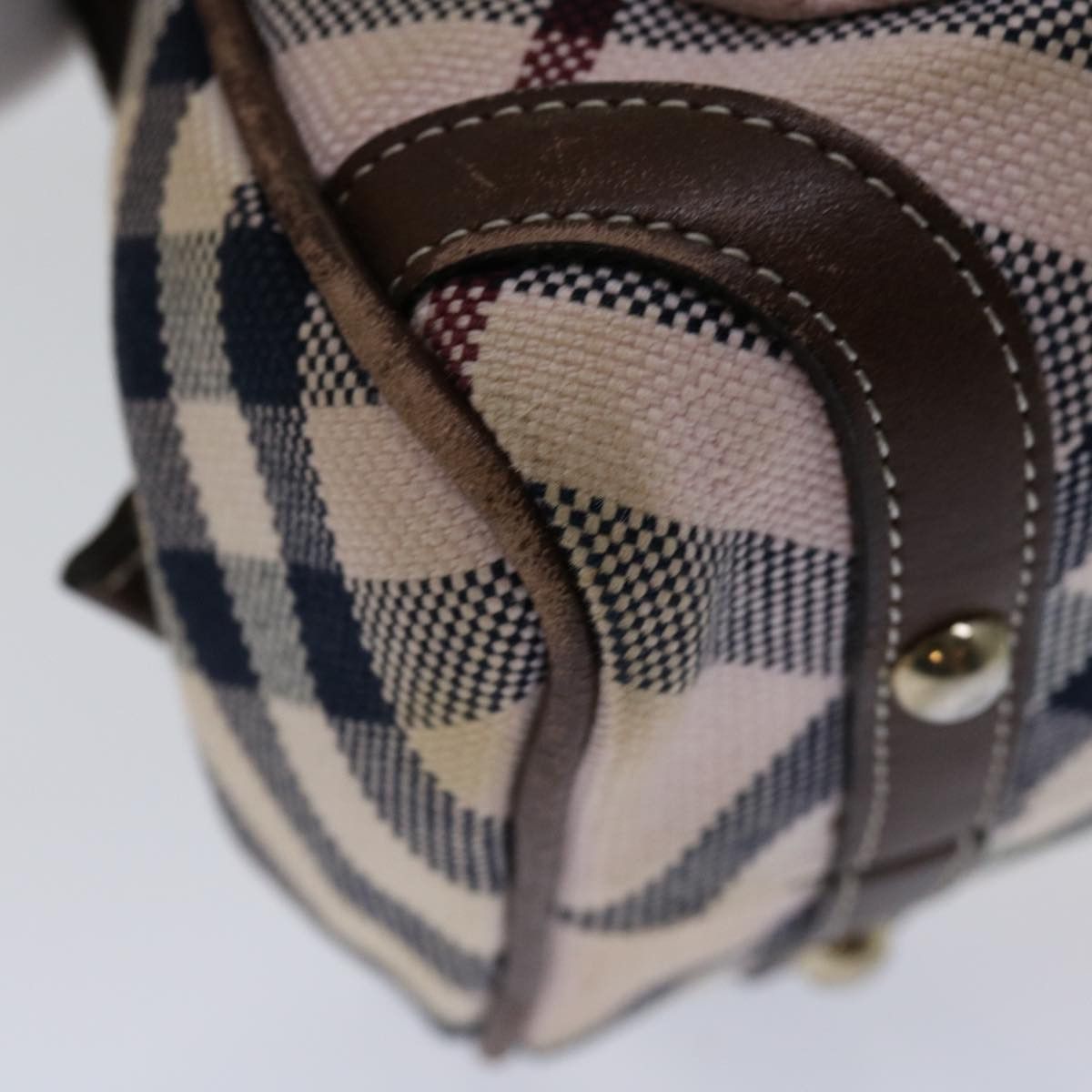 Burberry Blue Label Beige Canvas Handbag (Pre-Owned) Size ONE SIZE - 14 Thumbnail