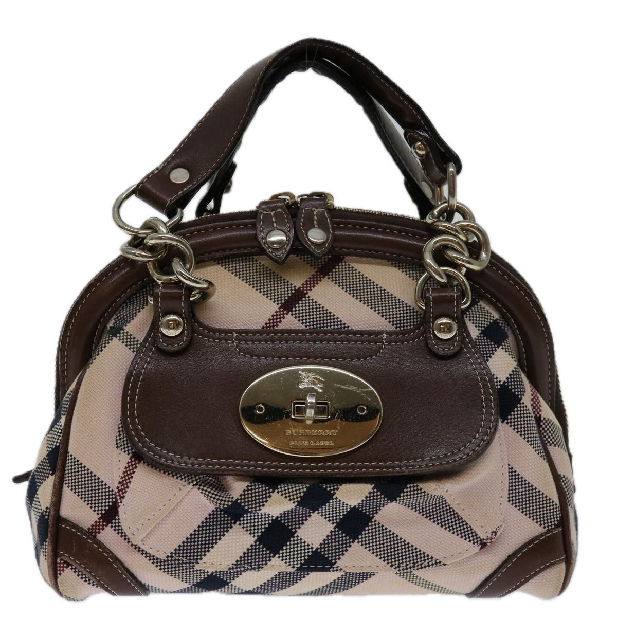 Burberry Blue Label Beige Canvas Handbag (Pre-Owned) Size ONE SIZE - 8 Thumbnail