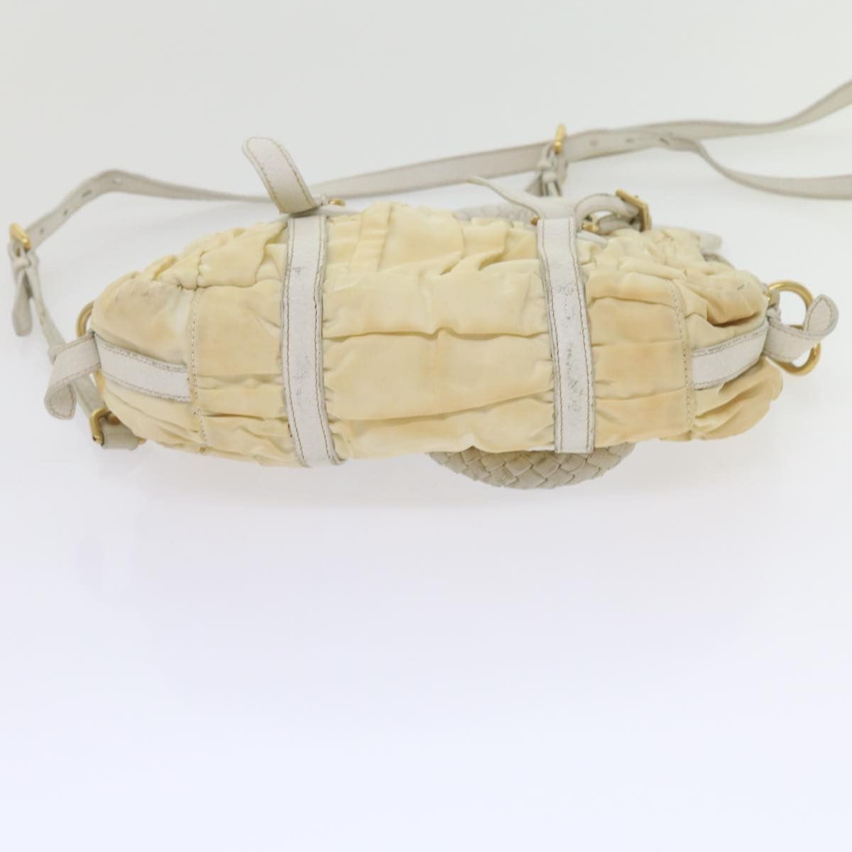 Prada Re-Nylon White Synthetic Handbag (Pre-Owned) Size ONE SIZE - 3 Thumbnail