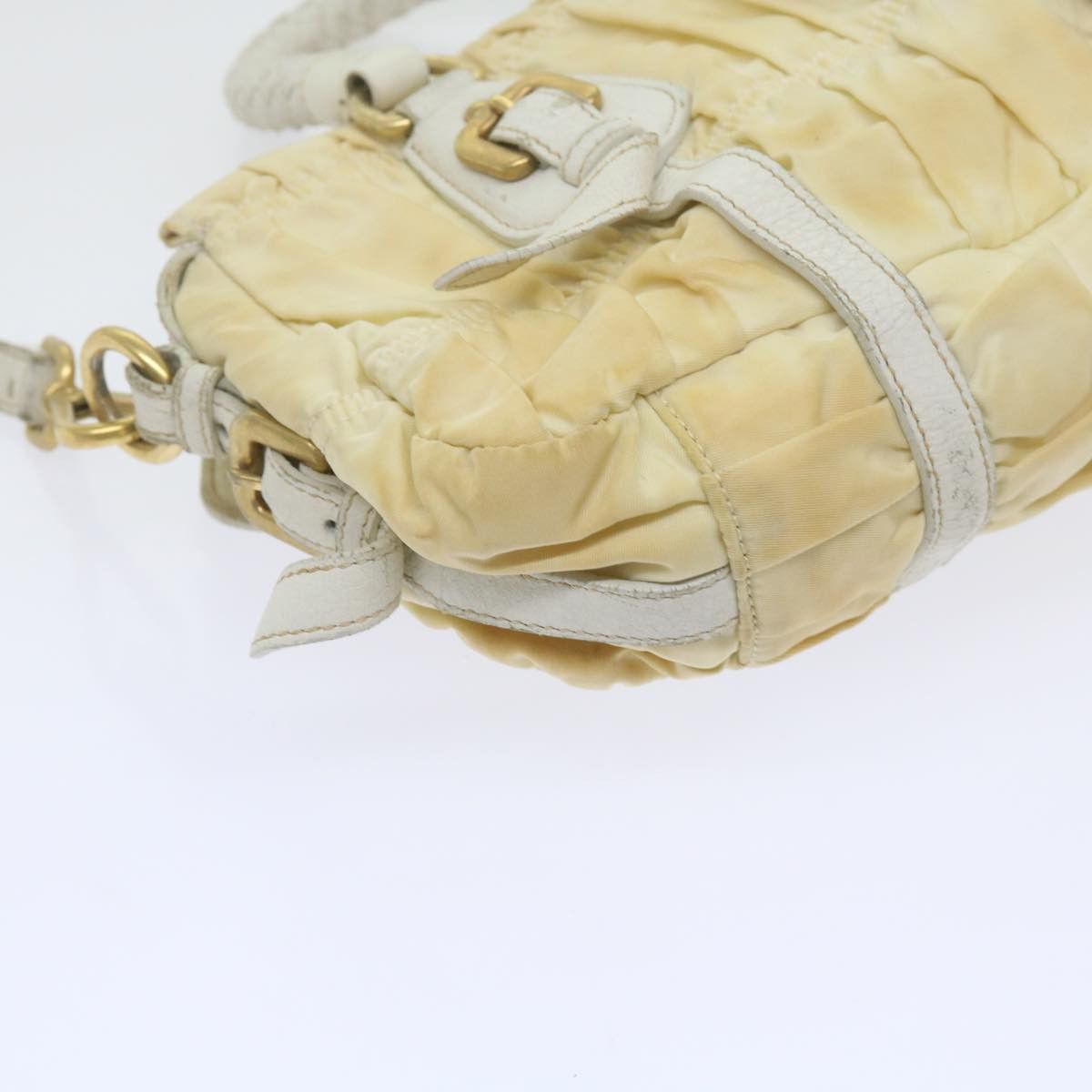 Prada Re-Nylon White Synthetic Handbag (Pre-Owned) Size ONE SIZE - 20 Thumbnail