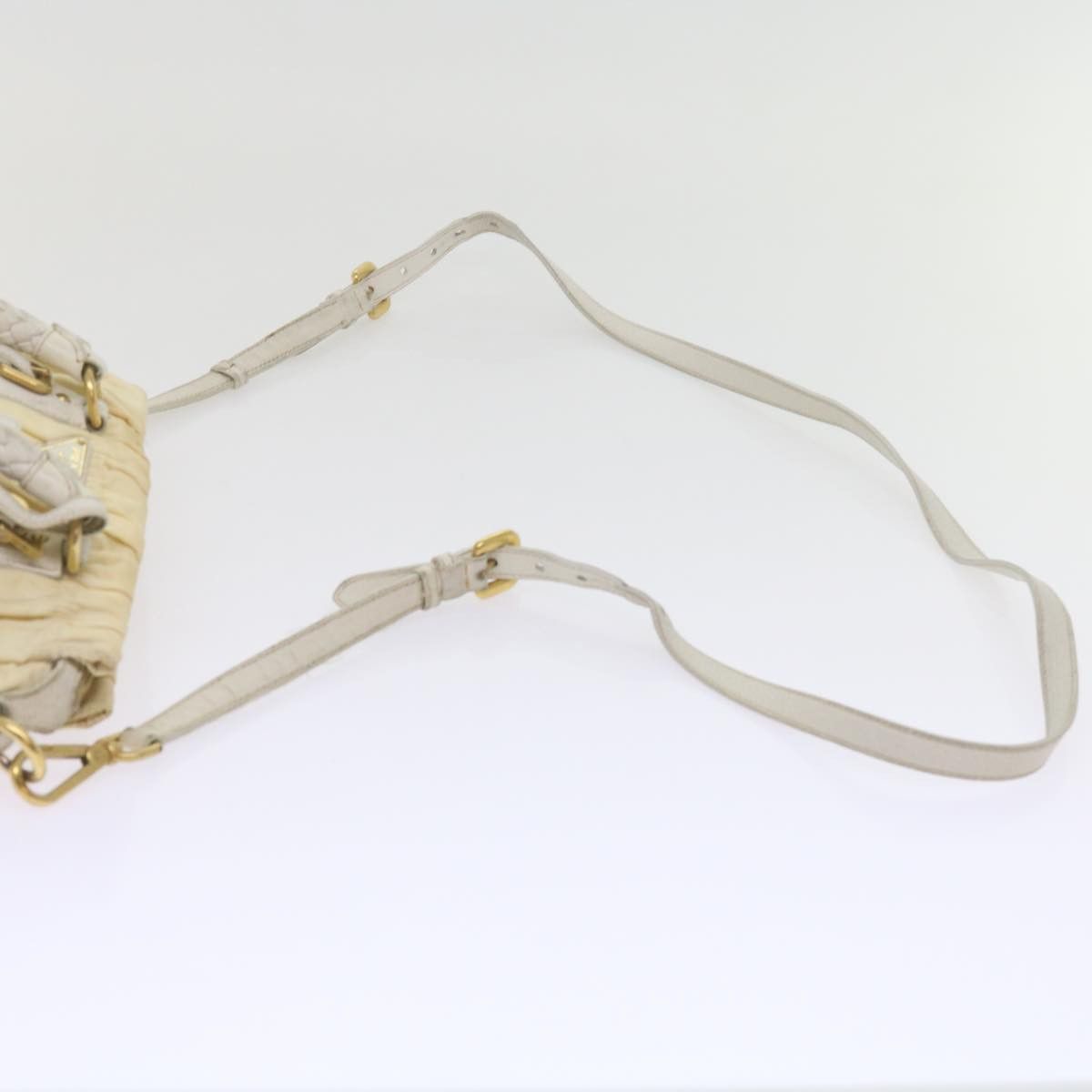 Prada Re-Nylon White Synthetic Handbag (Pre-Owned) Size ONE SIZE - 15 Thumbnail