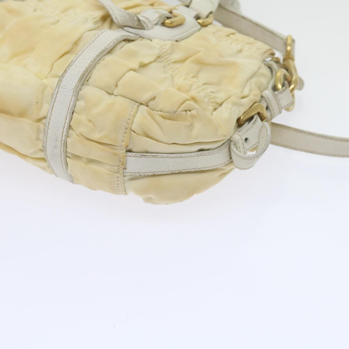 Prada Re-Nylon White Synthetic Handbag (Pre-Owned) Size ONE SIZE - 19 Thumbnail