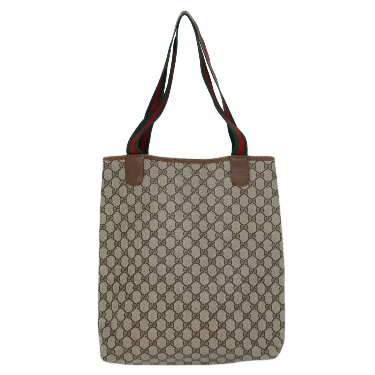 Gucci Gg Canvas Beige Canvas Tote Bag (Pre-Owned) Size ONE SIZE - 2 Thumbnail