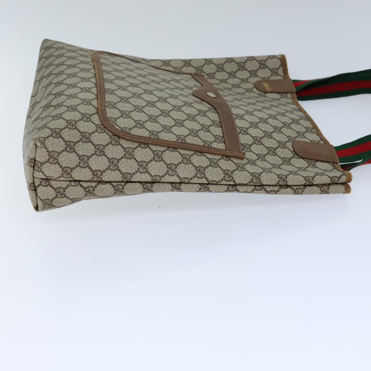 Gucci Gg Canvas Beige Canvas Tote Bag (Pre-Owned) Size ONE SIZE - 12 Thumbnail