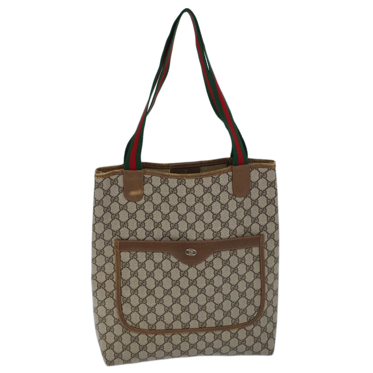 Gucci Gg Canvas Beige Canvas Tote Bag (Pre-Owned) Size ONE SIZE - 11 Thumbnail