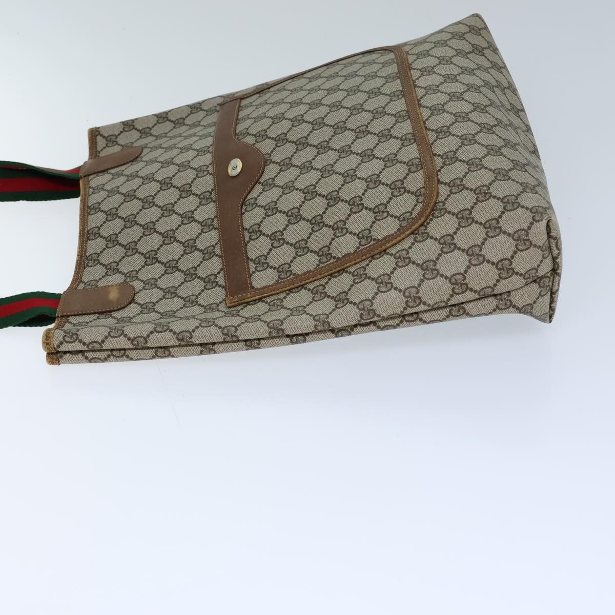 Gucci Gg Canvas Beige Canvas Tote Bag (Pre-Owned) Size ONE SIZE - 13 Thumbnail