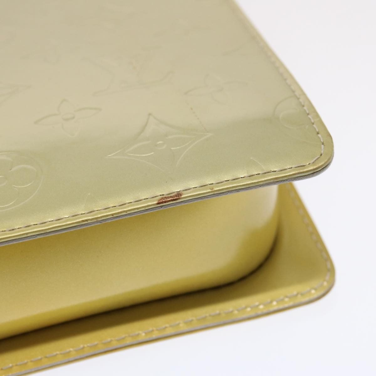 Louis Vuitton Mott Yellow Patent Leather Shoulder Bag (Pre-Owned) Size ONE SIZE - 16 Thumbnail