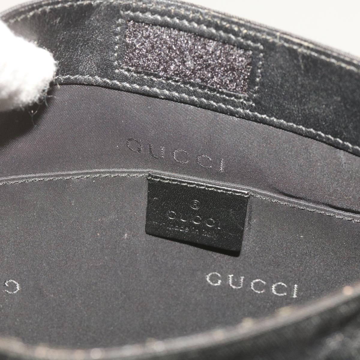Gucci Black Synthetic Shoulder Bag (Pre-Owned) Size ONE SIZE - 9 Thumbnail
