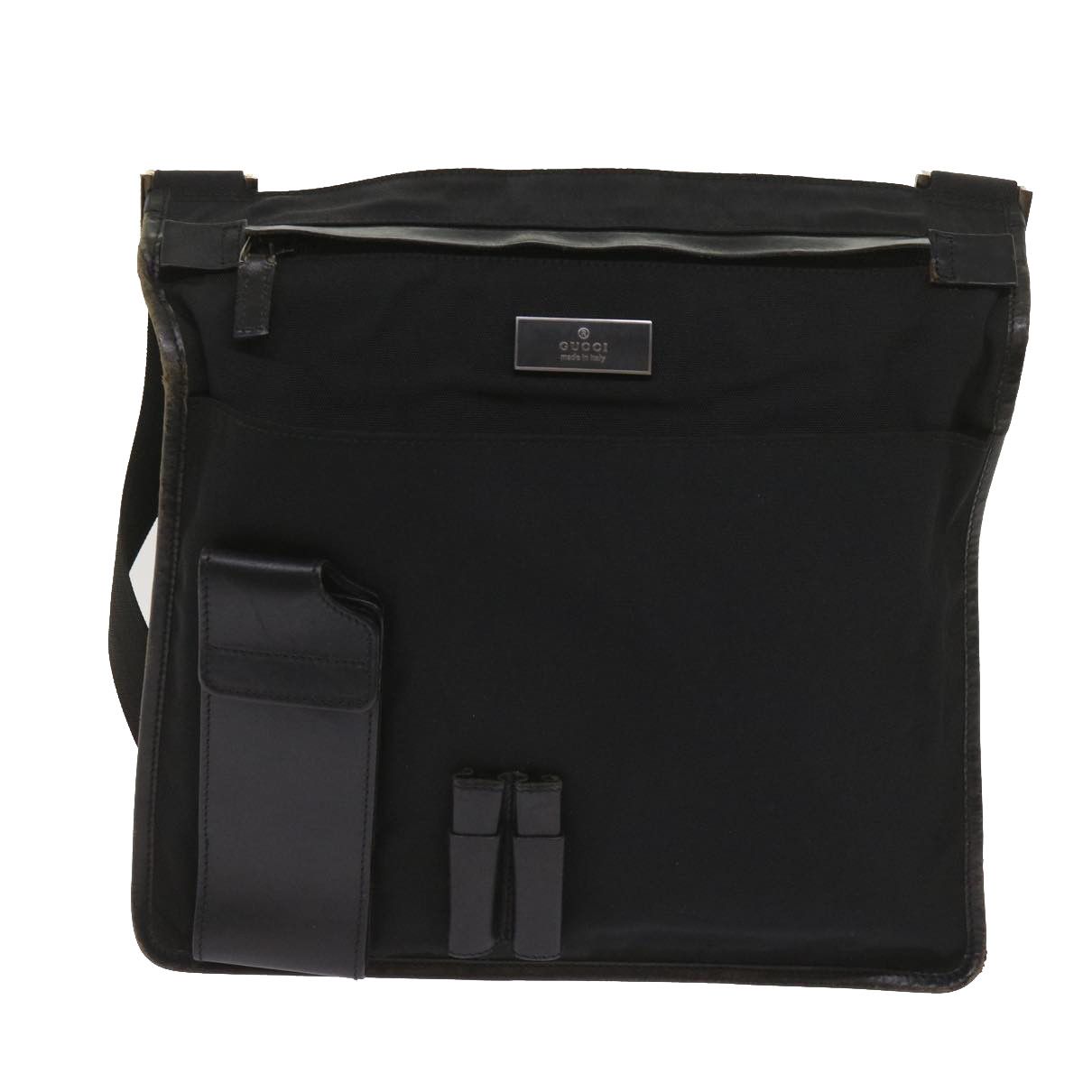 Gucci Black Synthetic Shoulder Bag (Pre-Owned) Size ONE SIZE - 10 Thumbnail