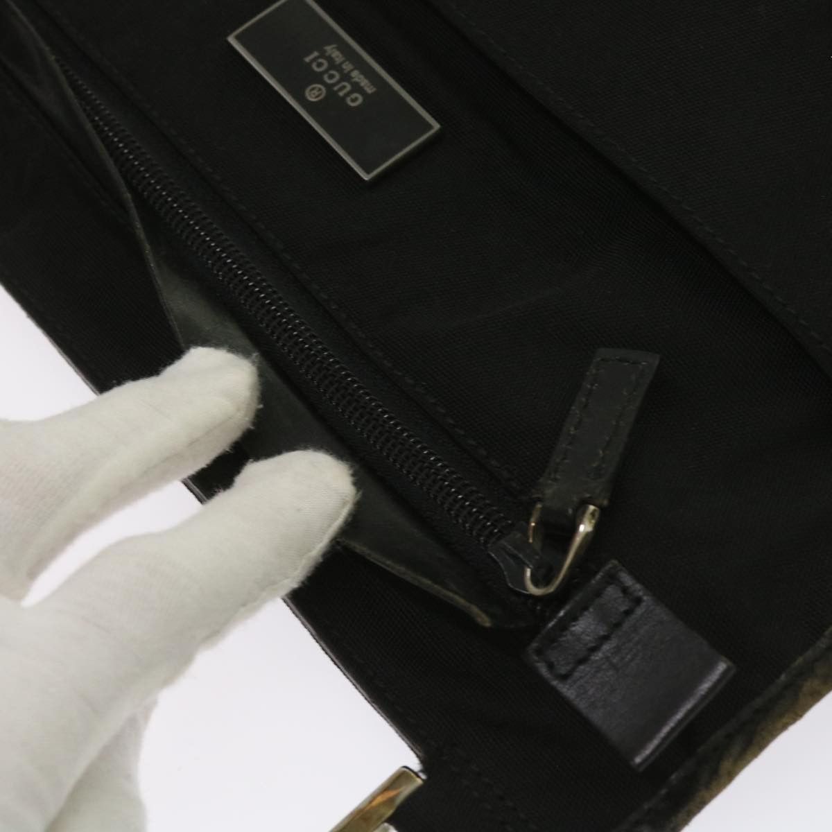 Gucci Black Synthetic Shoulder Bag (Pre-Owned) Size ONE SIZE - 19 Thumbnail