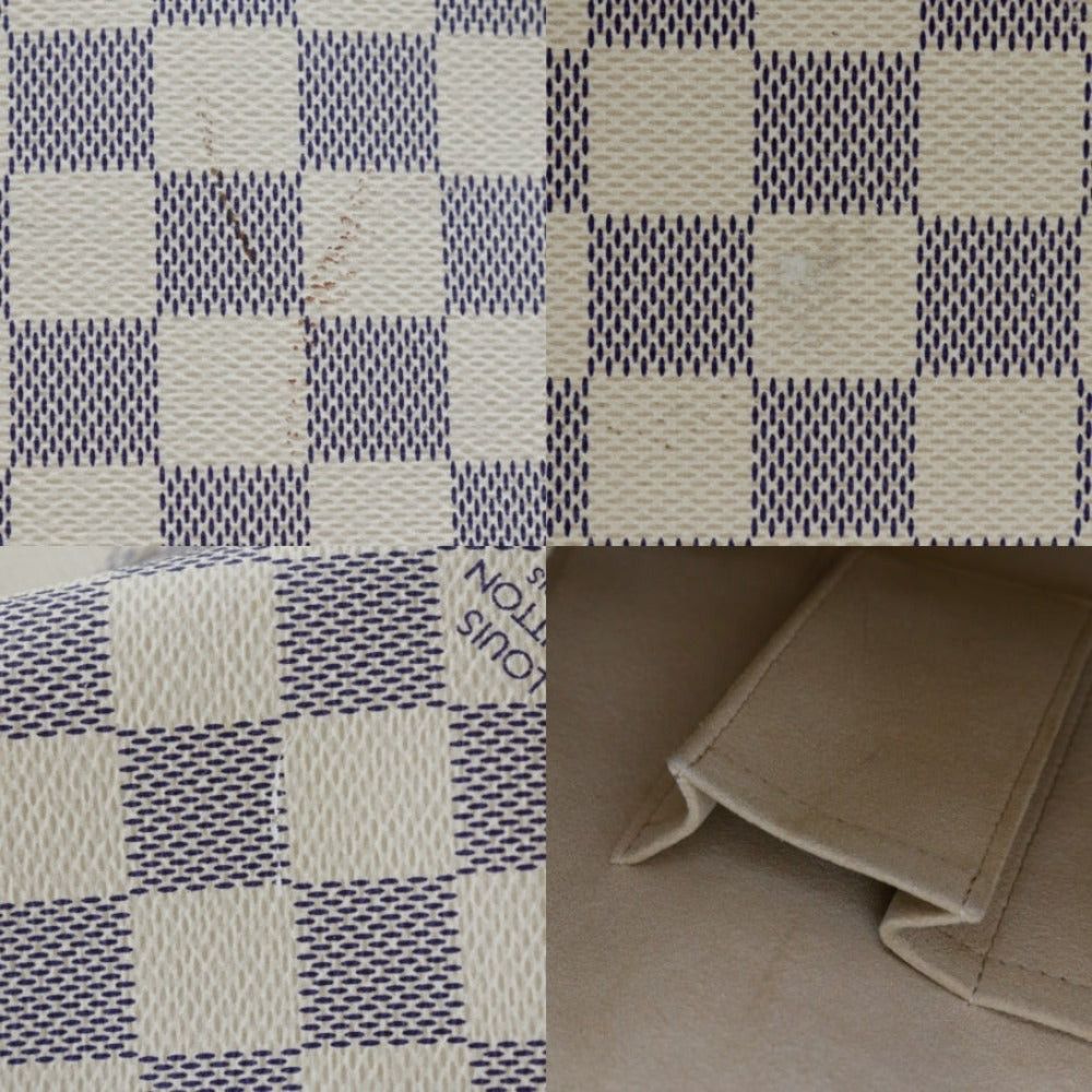 Louis Vuitton Hampstead White Canvas Tote Bag (Pre-Owned) Size ONE SIZE - 9 Thumbnail