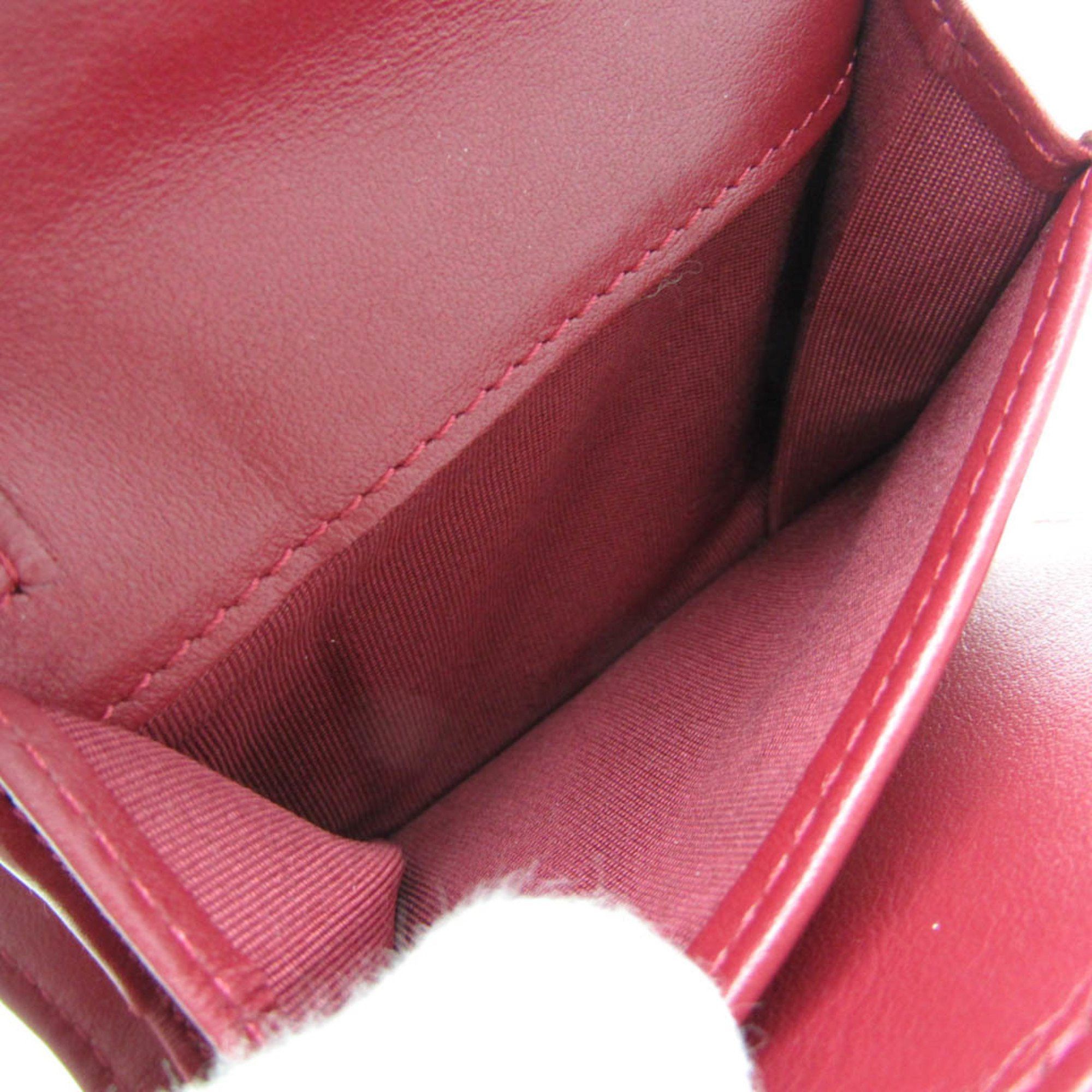 Chanel Boy Red Leather Wallet (Pre-Owned) Size ONE SIZE - 6 Thumbnail