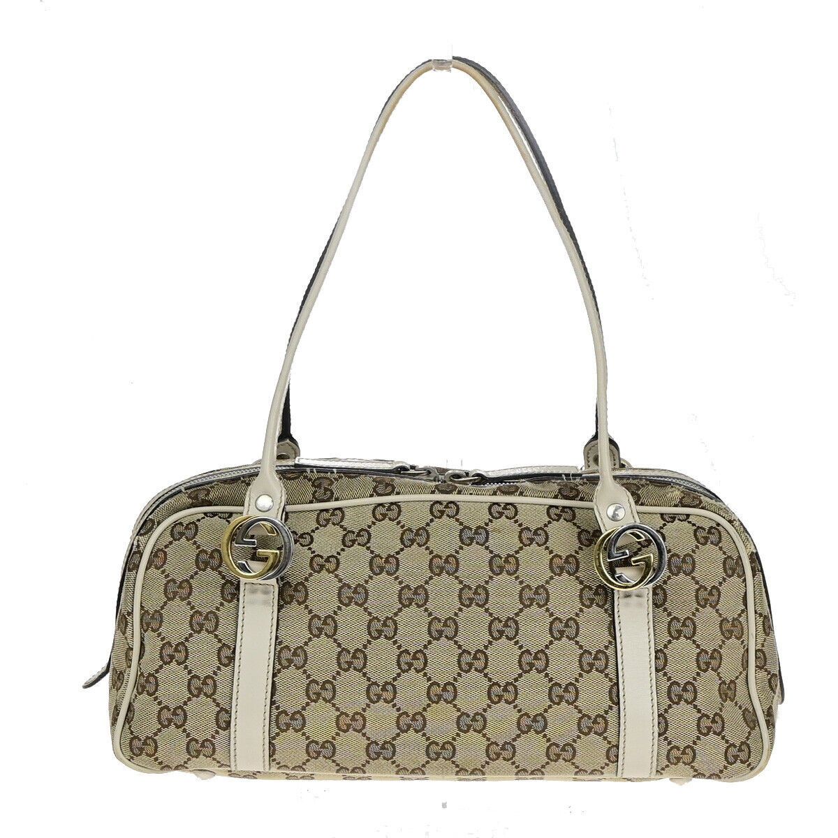 Gucci Gg Canvas Beige Canvas Tote Bag (Pre-Owned) Size ONE SIZE - 2 Thumbnail