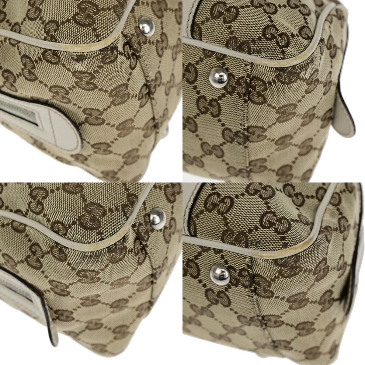 Gucci Gg Canvas Beige Canvas Tote Bag (Pre-Owned) Size ONE SIZE - 6 Thumbnail