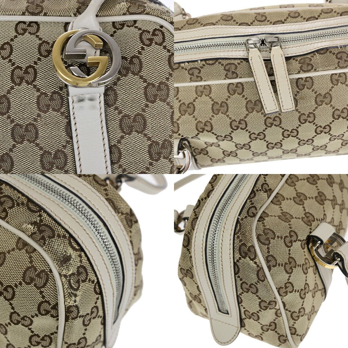 Gucci Gg Canvas Beige Canvas Tote Bag (Pre-Owned) Size ONE SIZE - 7 Thumbnail