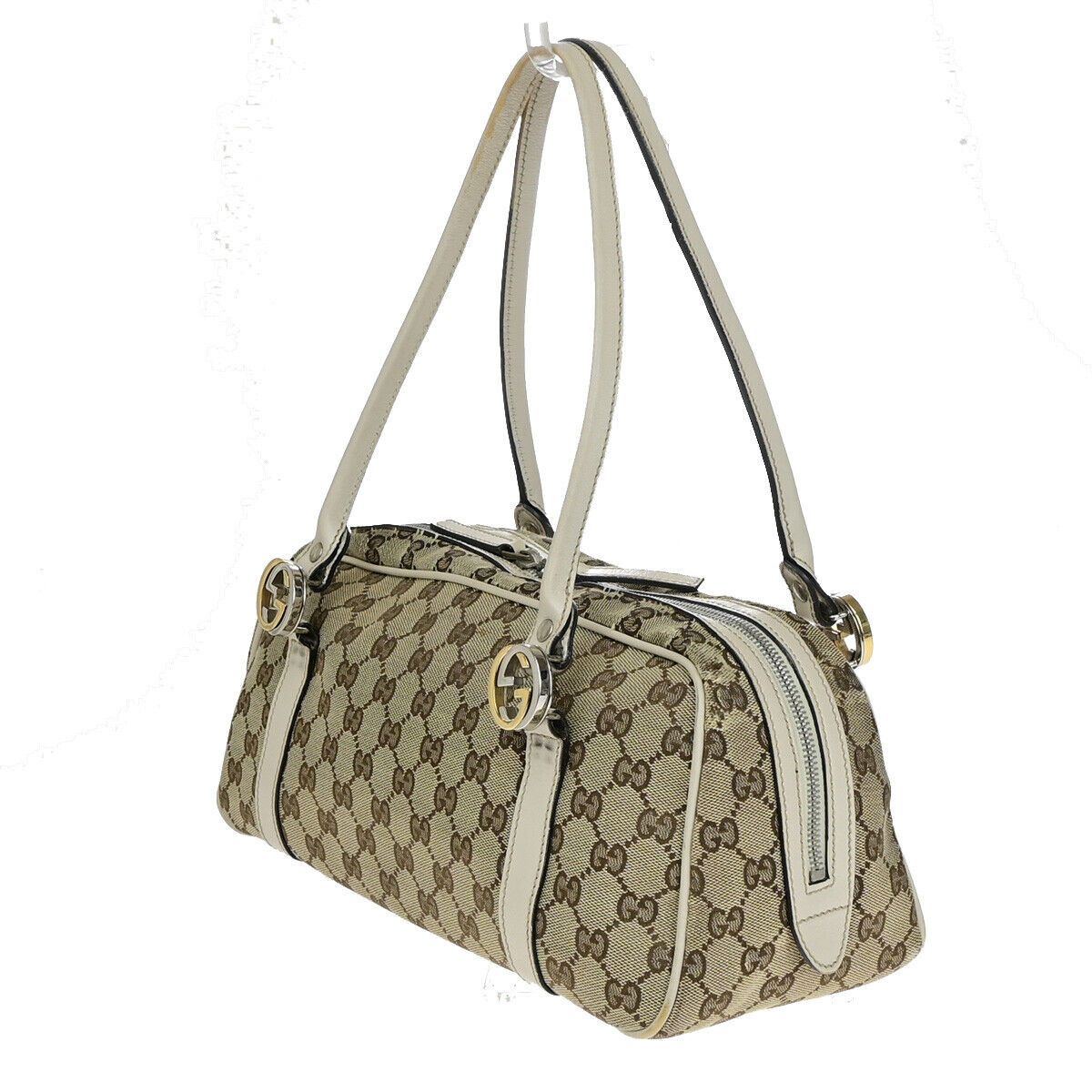 Gucci Gg Canvas Beige Canvas Tote Bag (Pre-Owned) Size ONE SIZE - 3 Thumbnail