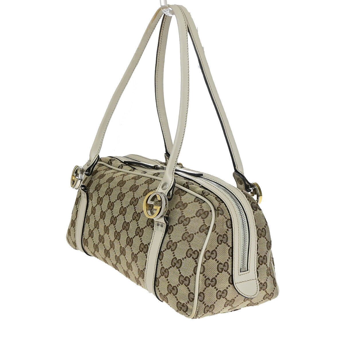 Gucci Gg Canvas Beige Canvas Tote Bag (Pre-Owned) Size ONE SIZE - 4 Thumbnail