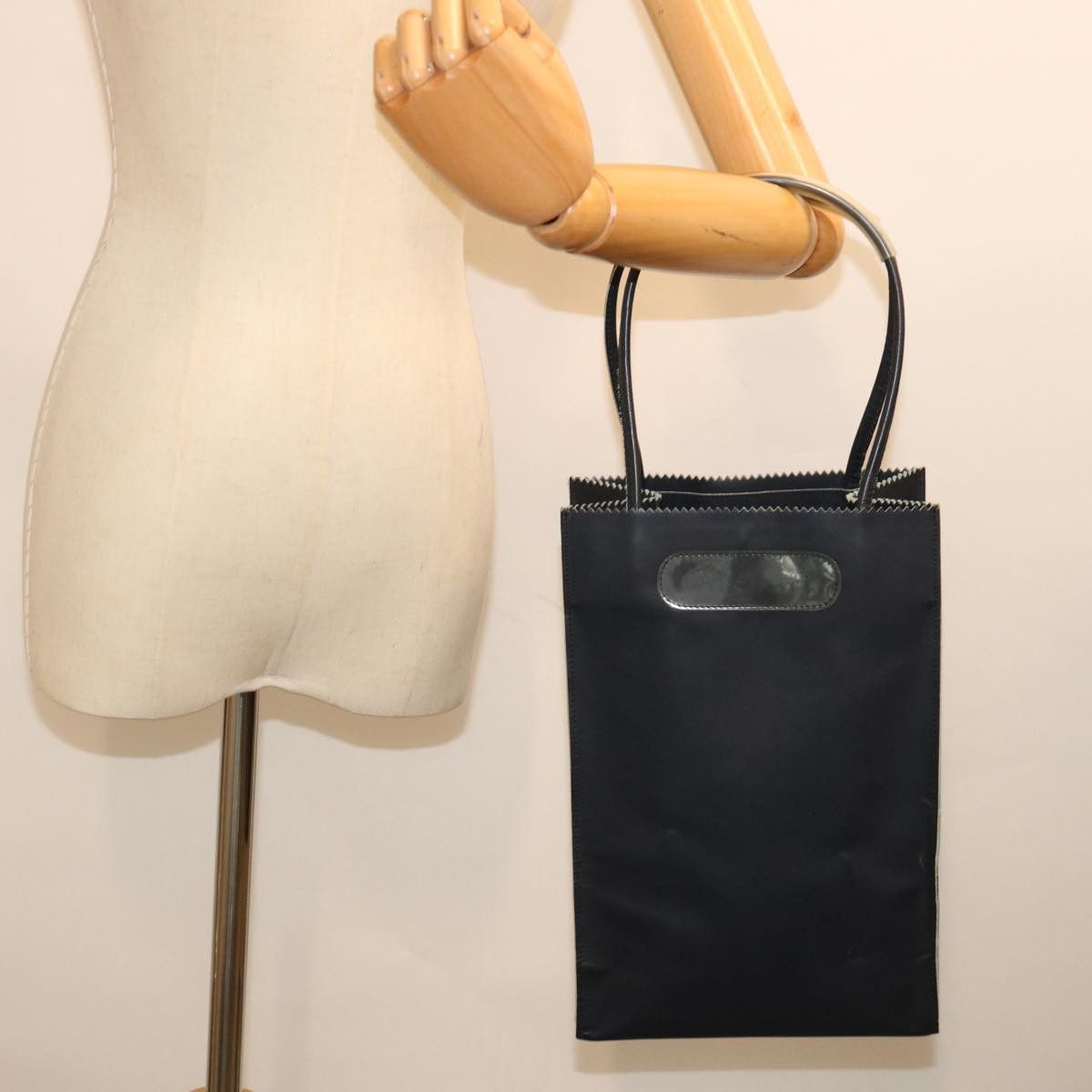 Chanel Navy Leather Handbag (Pre-Owned) Size ONE SIZE - 7 Thumbnail