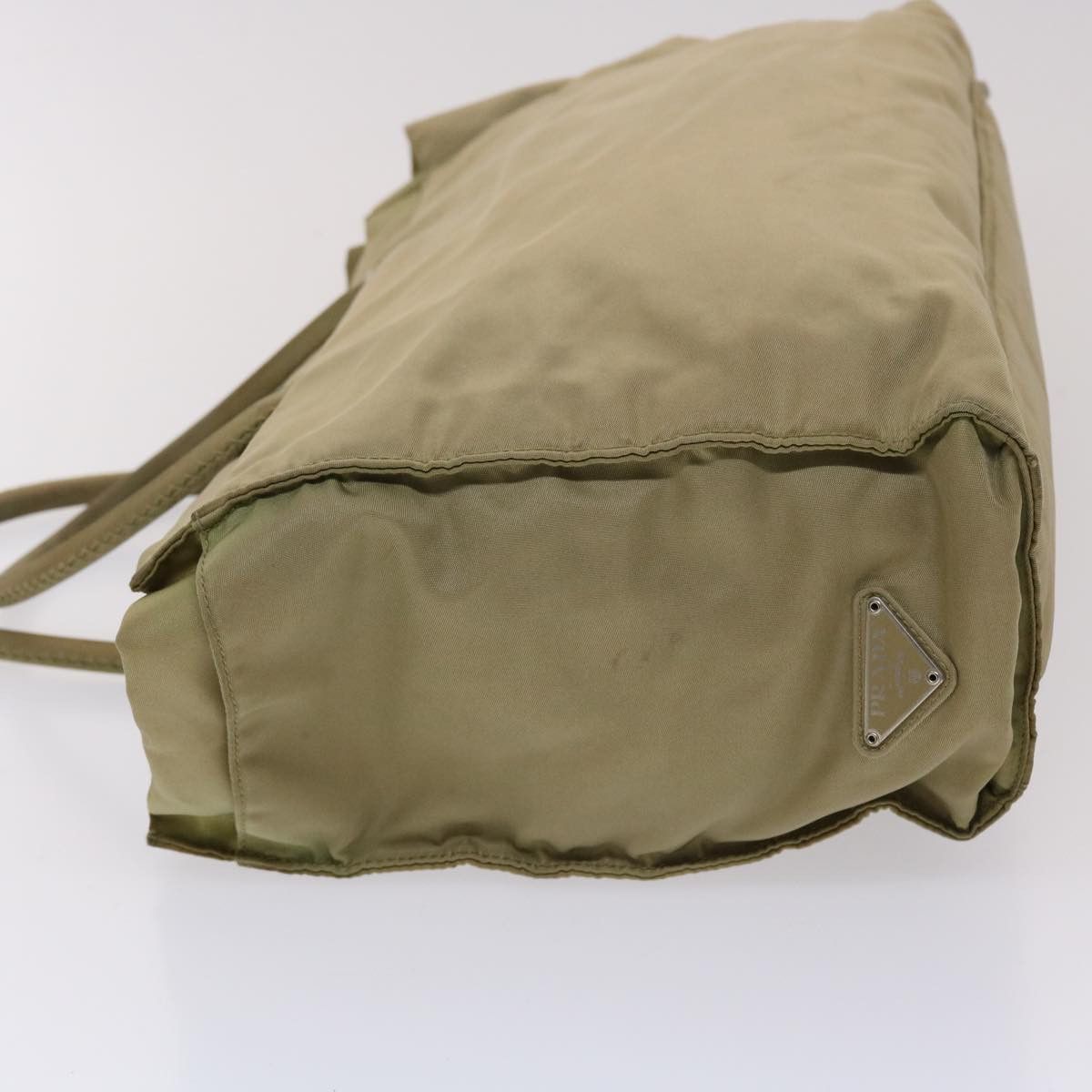 Prada Khaki Synthetic Handbag (Pre-Owned) Size ONE SIZE - 11 Thumbnail