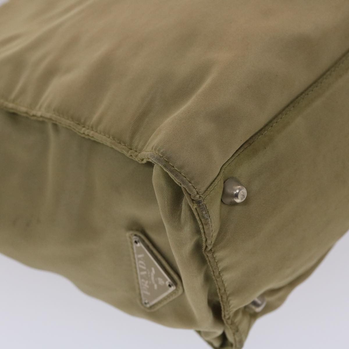Prada Khaki Synthetic Handbag (Pre-Owned) Size ONE SIZE - 15 Thumbnail