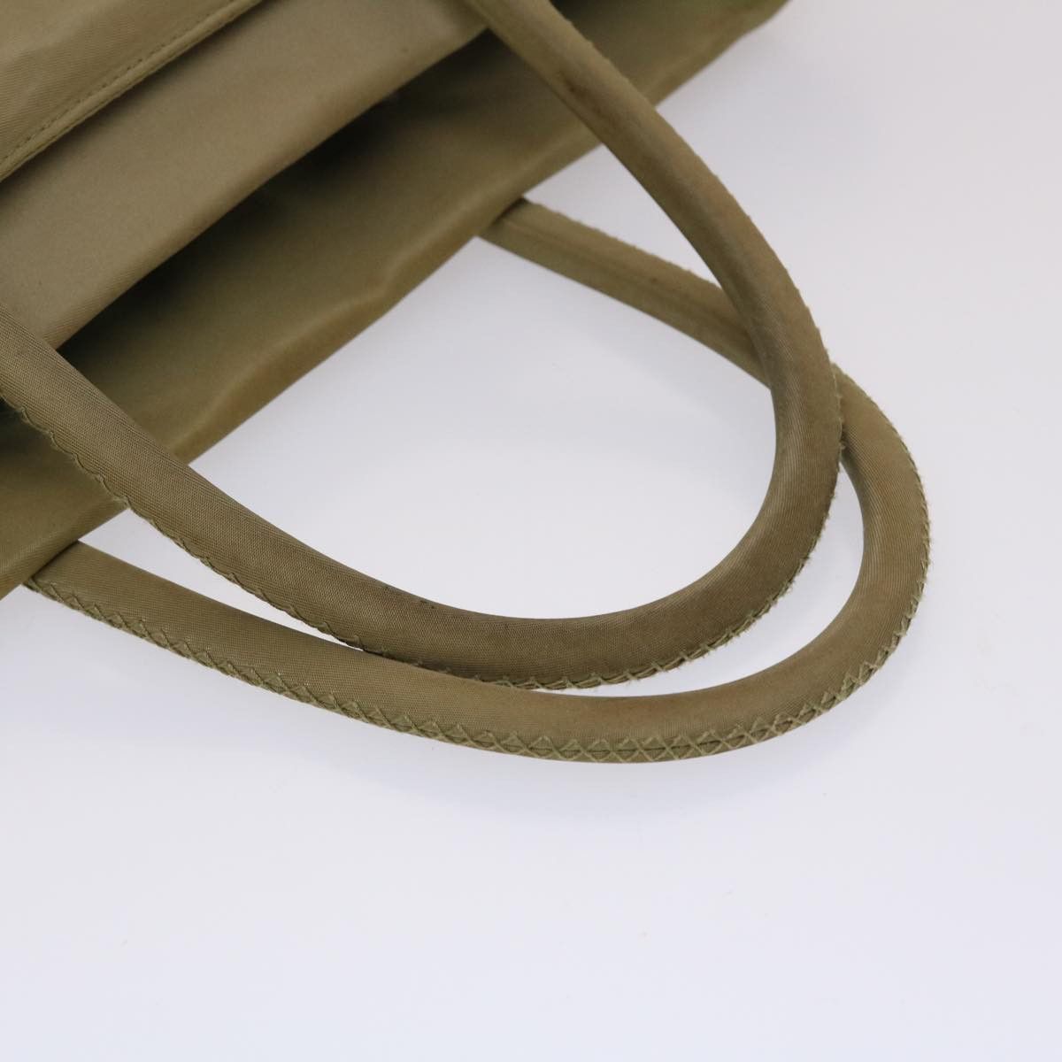 Prada Khaki Synthetic Handbag (Pre-Owned) Size ONE SIZE - 12 Thumbnail