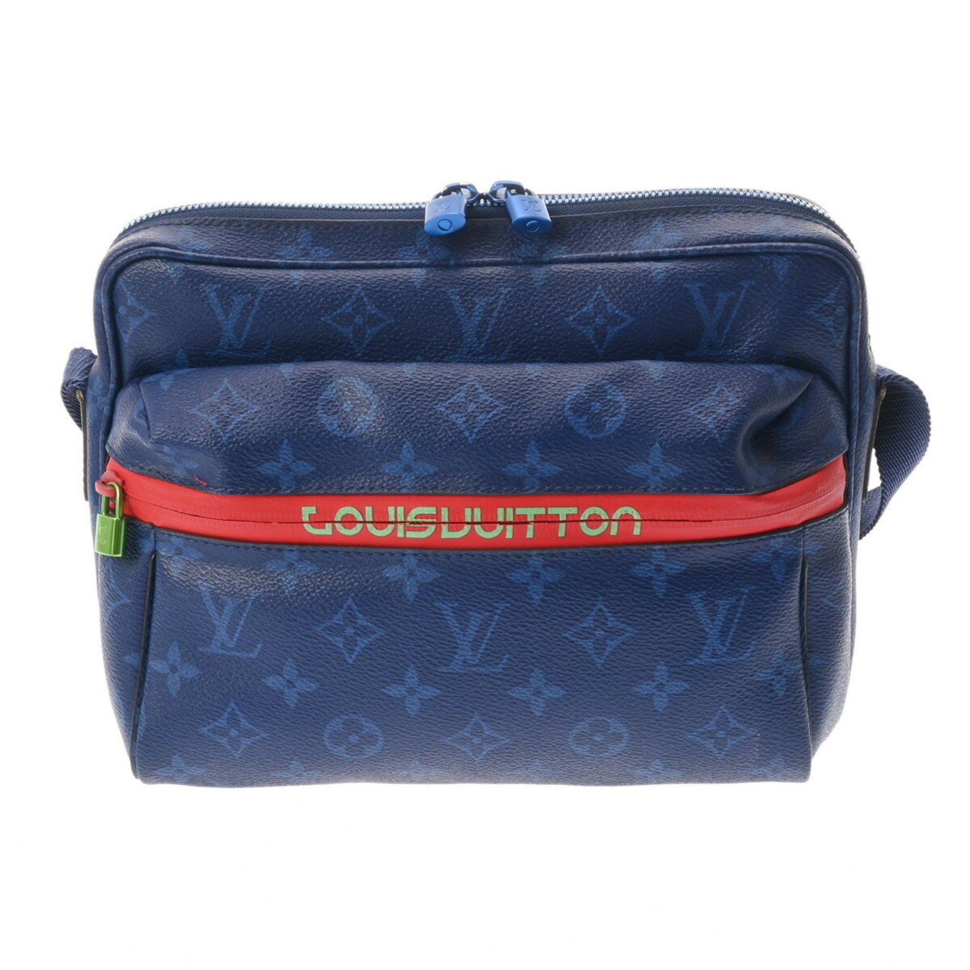 Louis Vuitton Louis Vuitton PM Blue M43829 Men's Monogram Pacific Canvas Bag Size ONE SIZE - 2 Thumbnail
