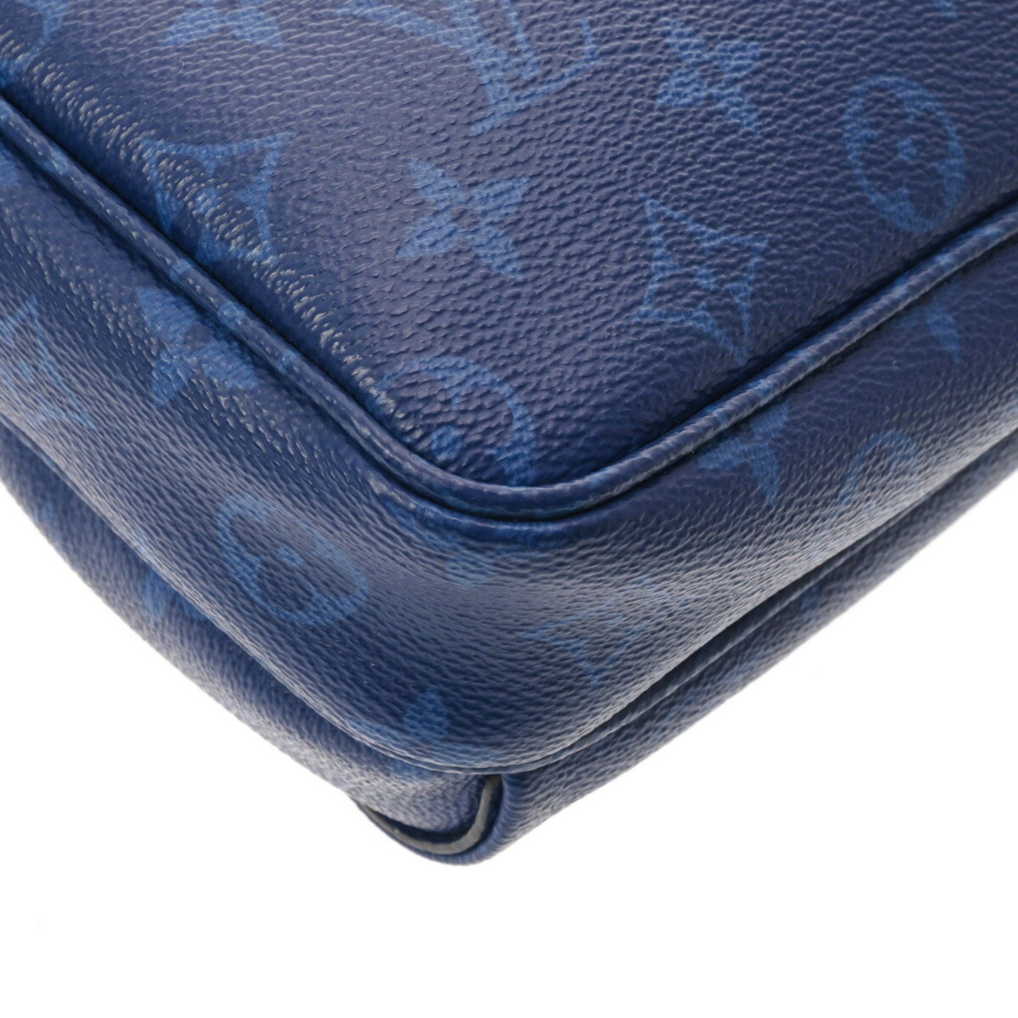 Louis Vuitton Louis Vuitton PM Blue M43829 Men's Monogram Pacific Canvas Bag Size ONE SIZE - 9 Thumbnail