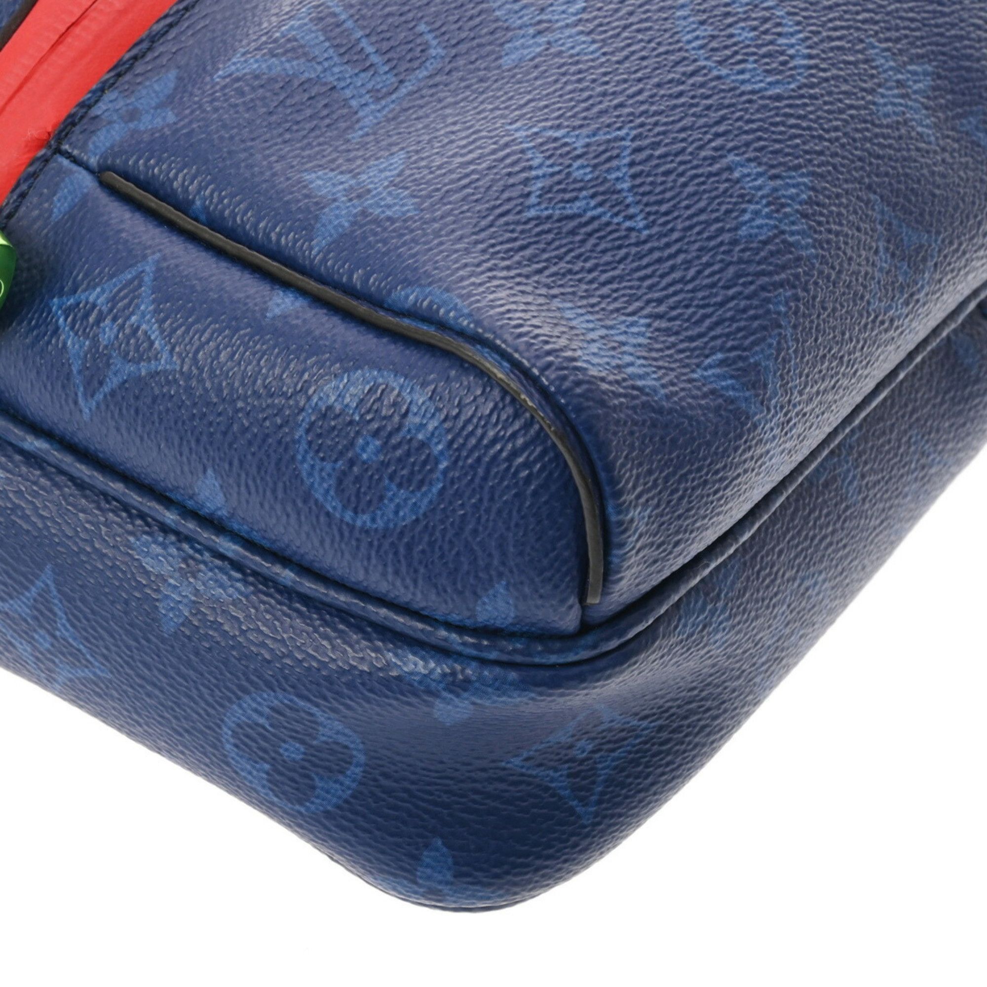 Louis Vuitton Louis Vuitton PM Blue M43829 Men's Monogram Pacific Canvas Bag Size ONE SIZE - 7 Thumbnail