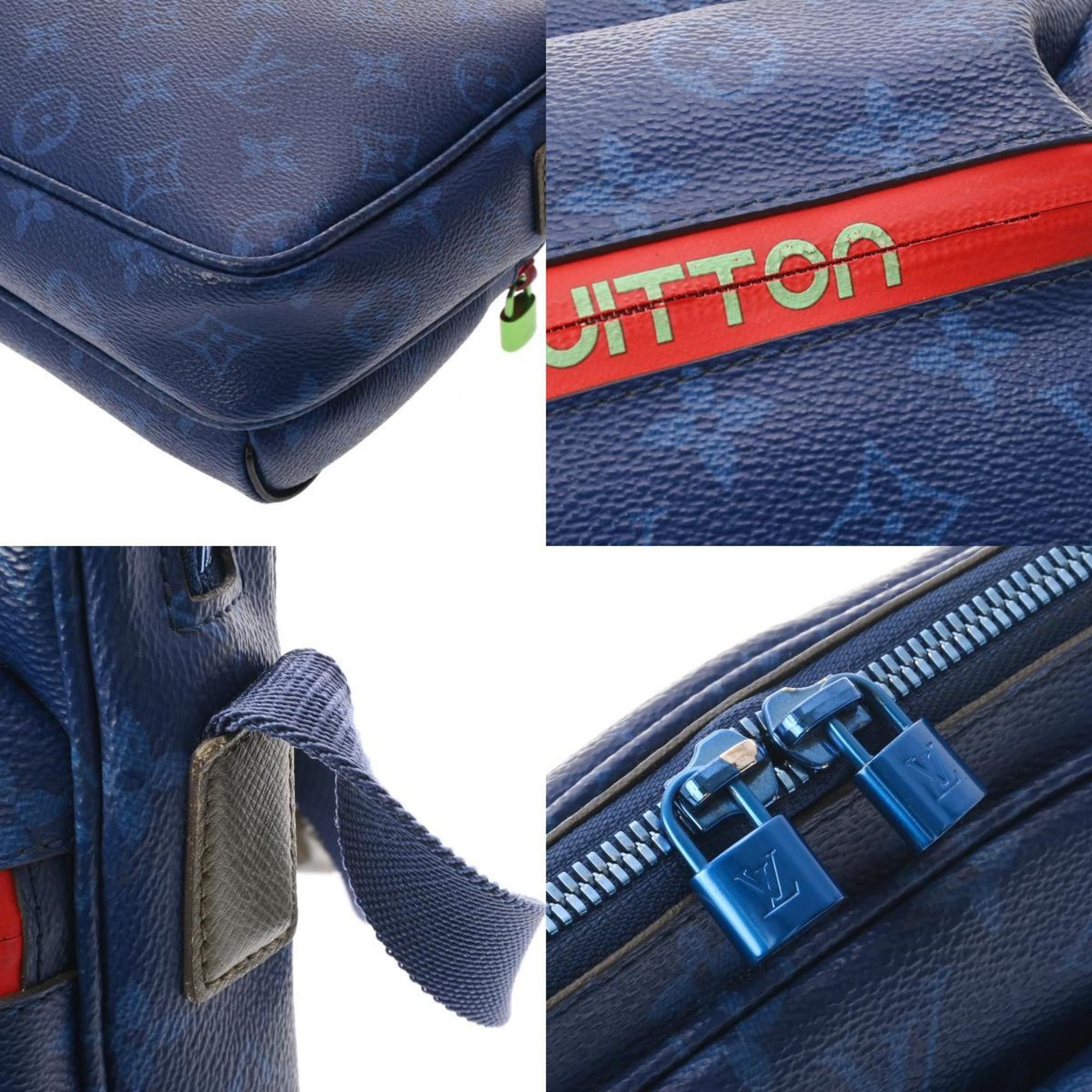 Louis Vuitton Louis Vuitton PM Blue M43829 Men's Monogram Pacific Canvas Bag Size ONE SIZE - 10 Thumbnail