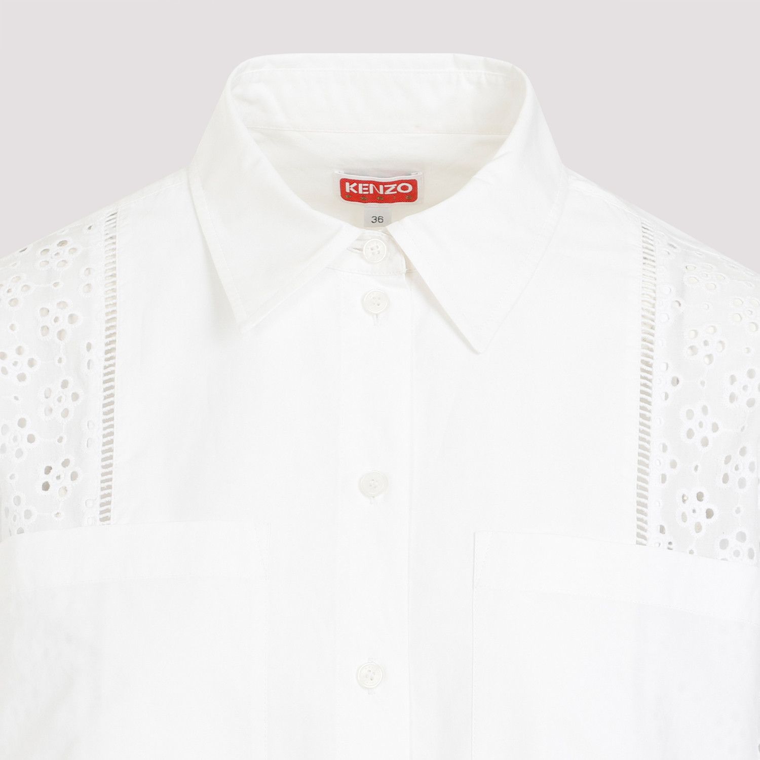Kenzo Kenzo Broderie Anglaise Shirt Size XS / US 0-2 / IT 36-38 - 4 Thumbnail