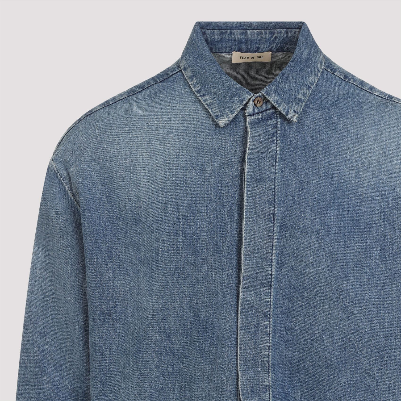 Fear of God Fear of God Denim Shirt Size US S / EU 44-46 / 1 - 3 Thumbnail