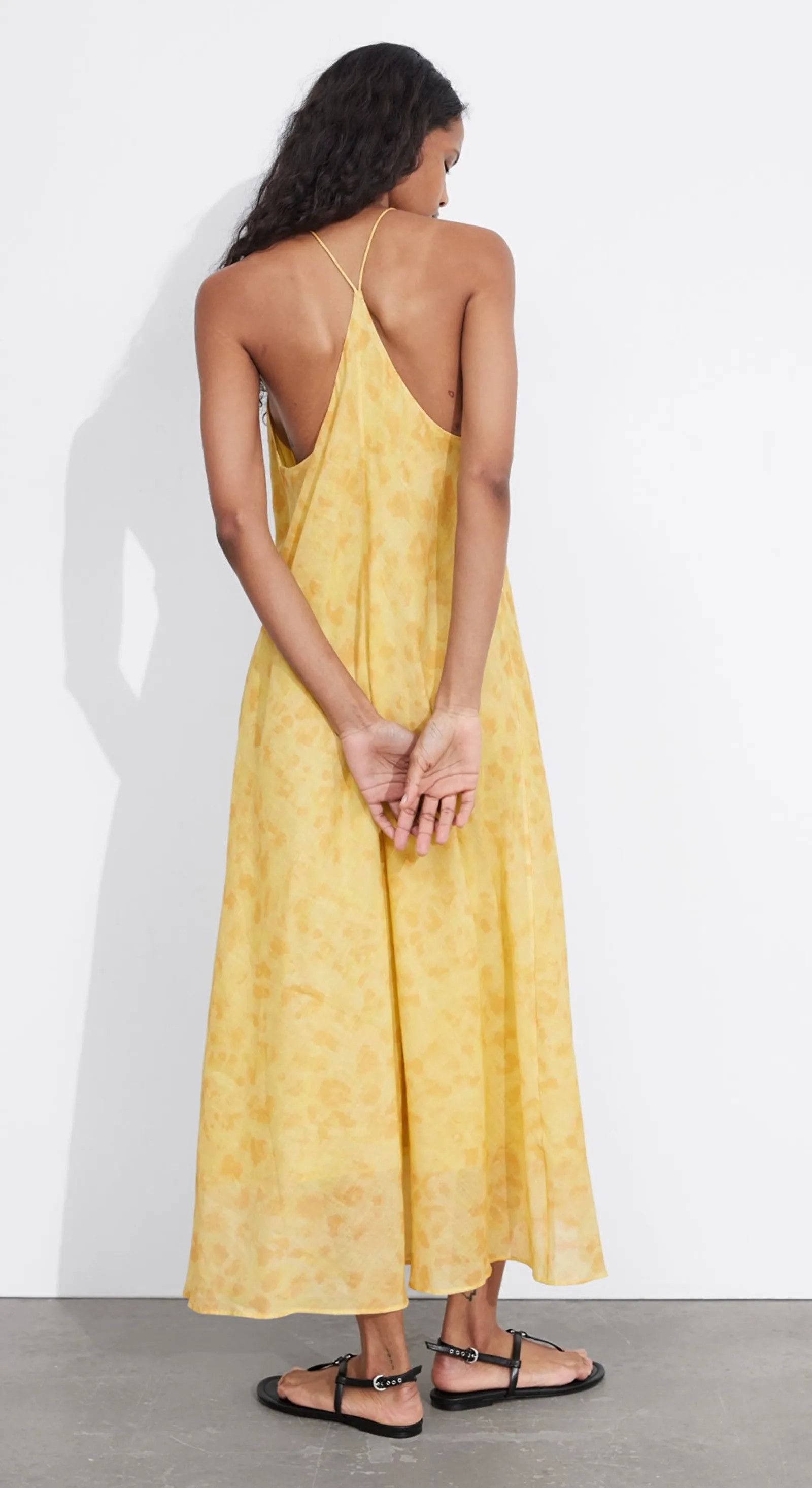 & Other Stories & Other Stories Midiklänning med halterneck Dress Size L / US 10 / IT 46 - 5 Thumbnail