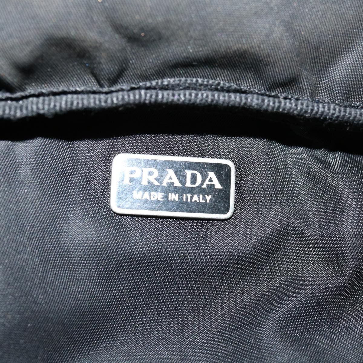 Prada Tessuto Black Synthetic Clutch Bag (Pre-Owned) Size ONE SIZE - 7 Thumbnail