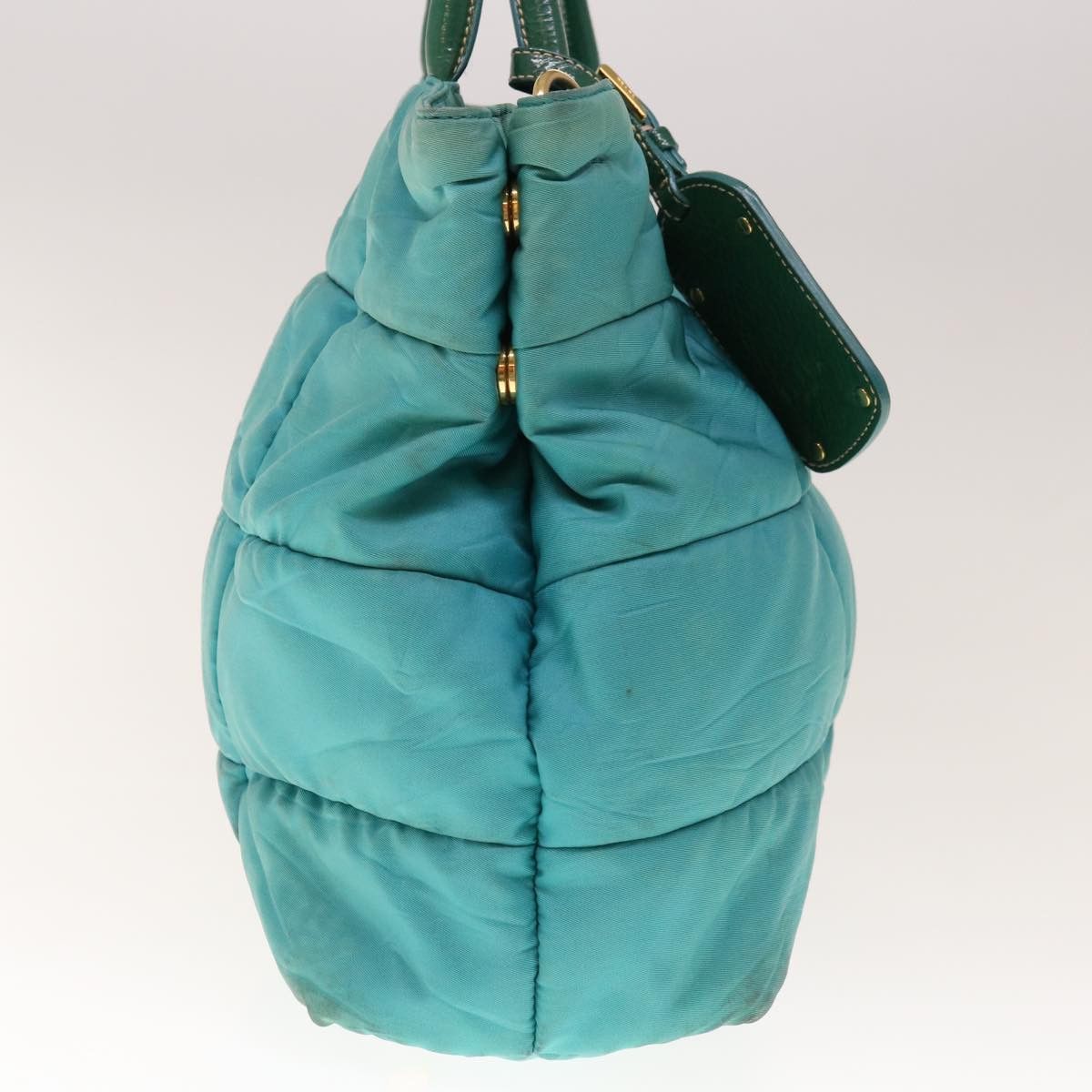 Prada Blue Synthetic Handbag (Pre-Owned) Size ONE SIZE - 5 Thumbnail