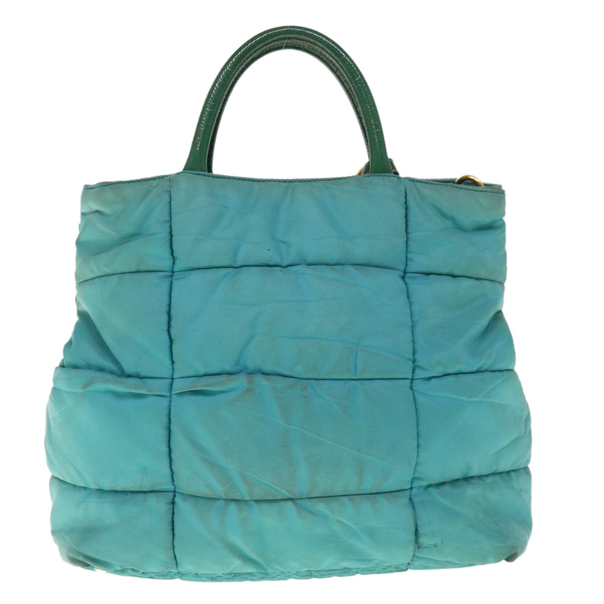 Prada Blue Synthetic Handbag (Pre-Owned) Size ONE SIZE - 2 Thumbnail