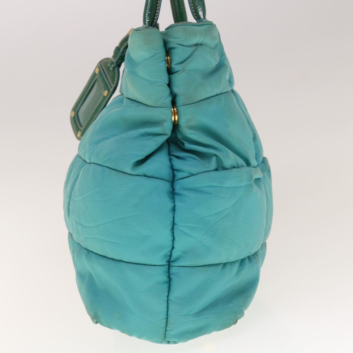 Prada Blue Synthetic Handbag (Pre-Owned) Size ONE SIZE - 12 Thumbnail