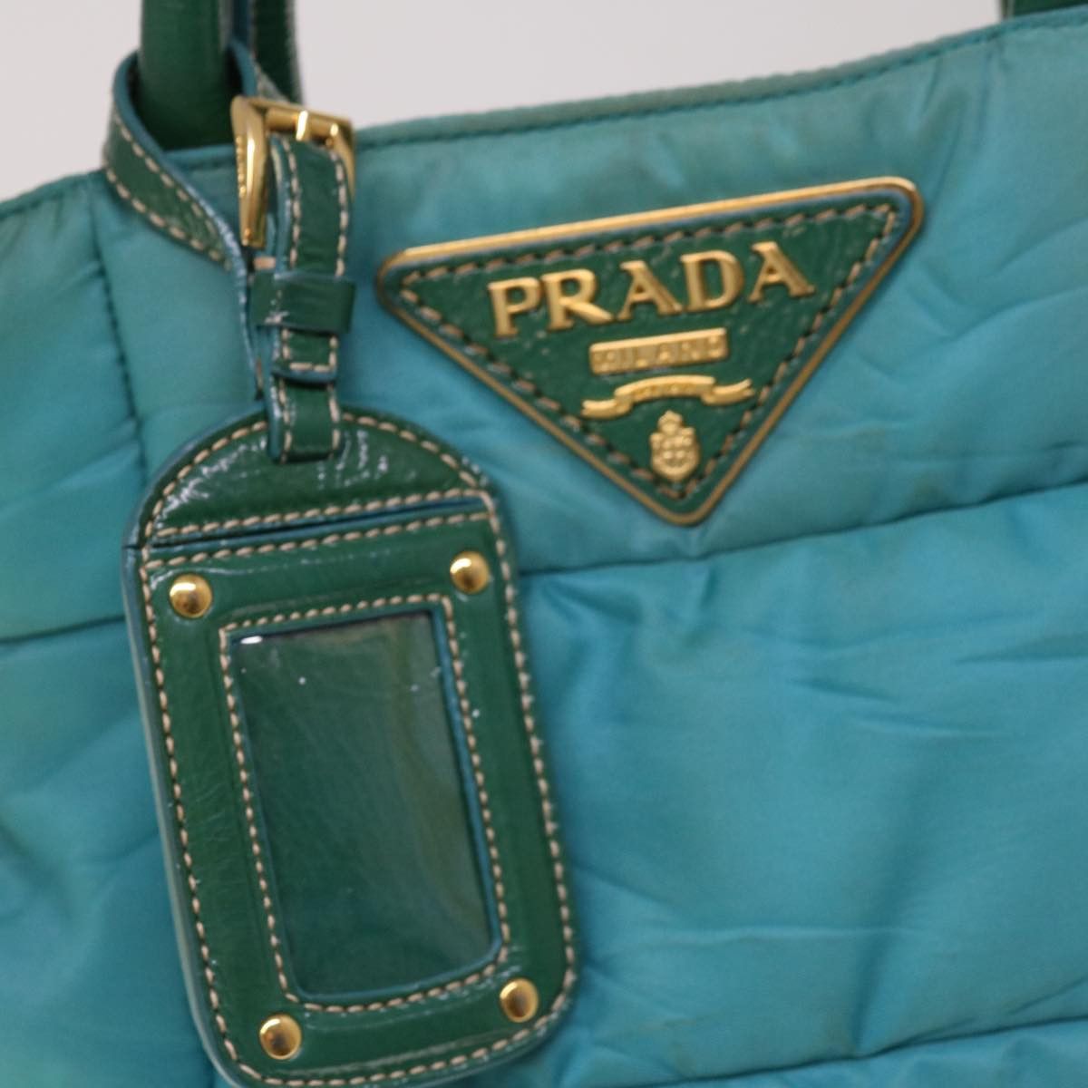 Prada Blue Synthetic Handbag (Pre-Owned) Size ONE SIZE - 20 Thumbnail