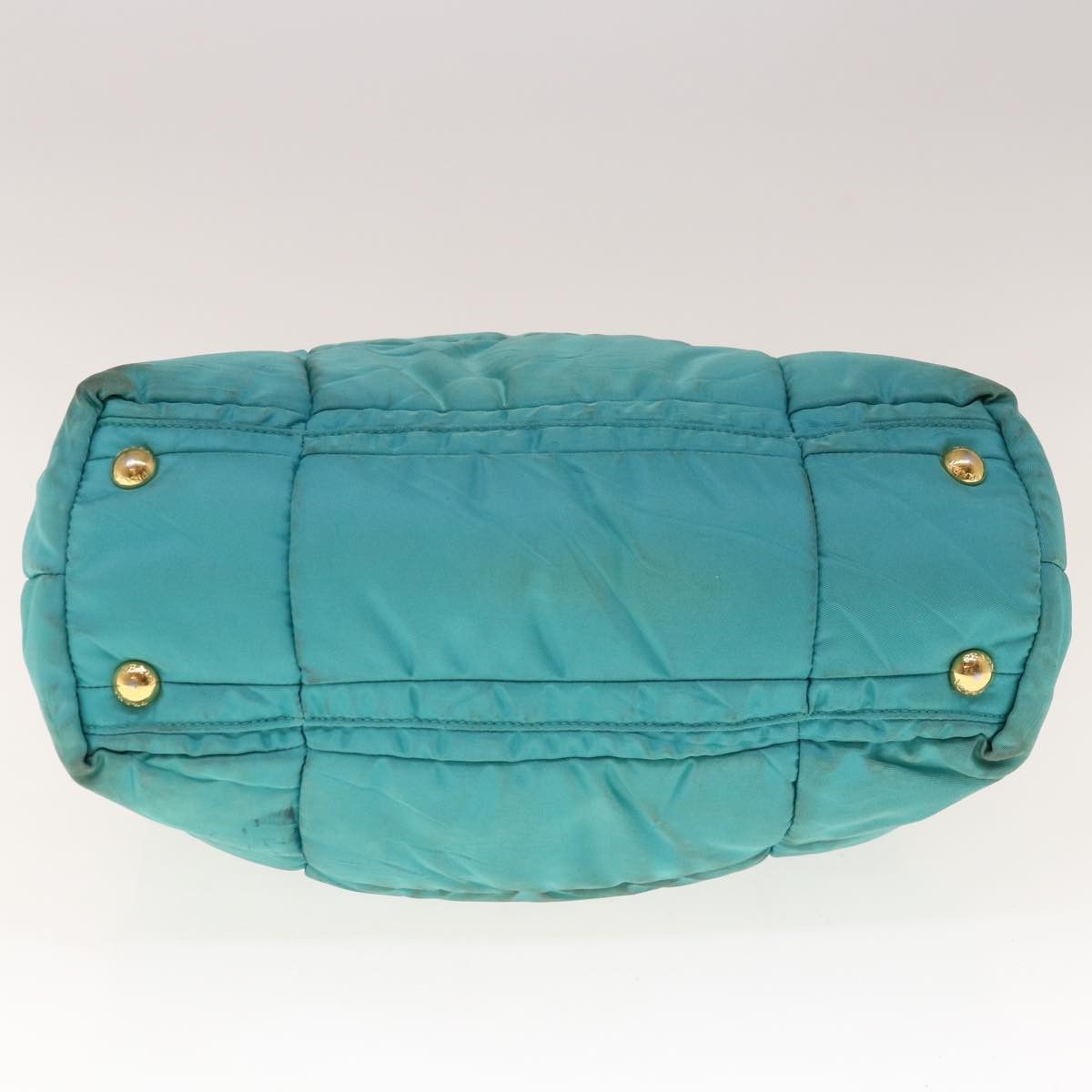 Prada Blue Synthetic Handbag (Pre-Owned) Size ONE SIZE - 3 Thumbnail