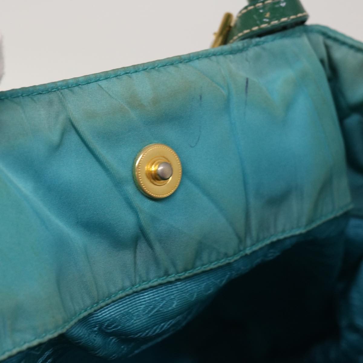 Prada Blue Synthetic Handbag (Pre-Owned) Size ONE SIZE - 16 Thumbnail