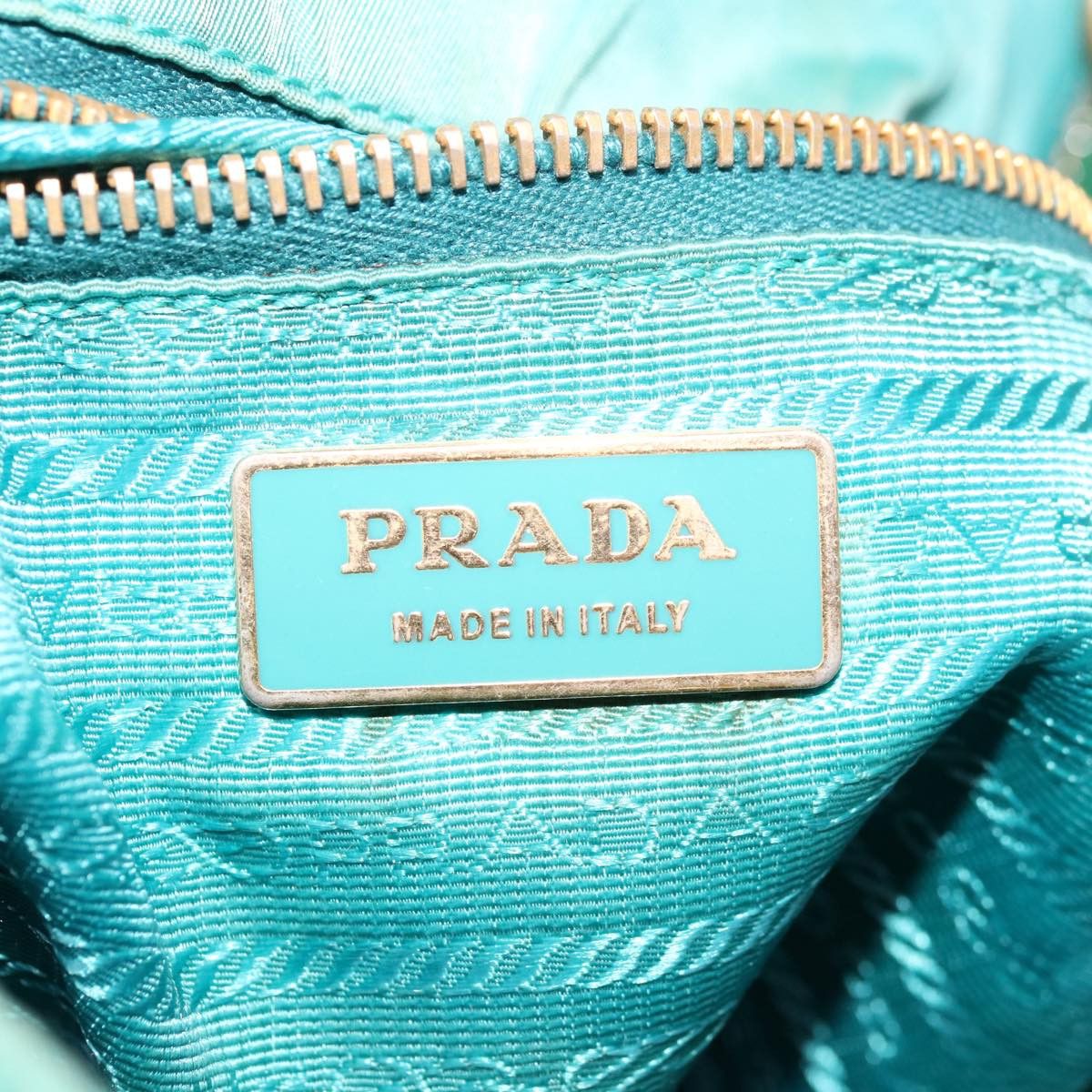 Prada Blue Synthetic Handbag (Pre-Owned) Size ONE SIZE - 9 Thumbnail
