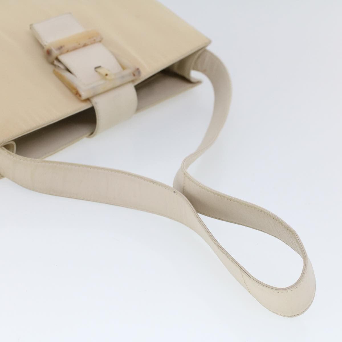 Prada Beige Synthetic Shoulder Bag (Pre-Owned) Size ONE SIZE - 10 Thumbnail
