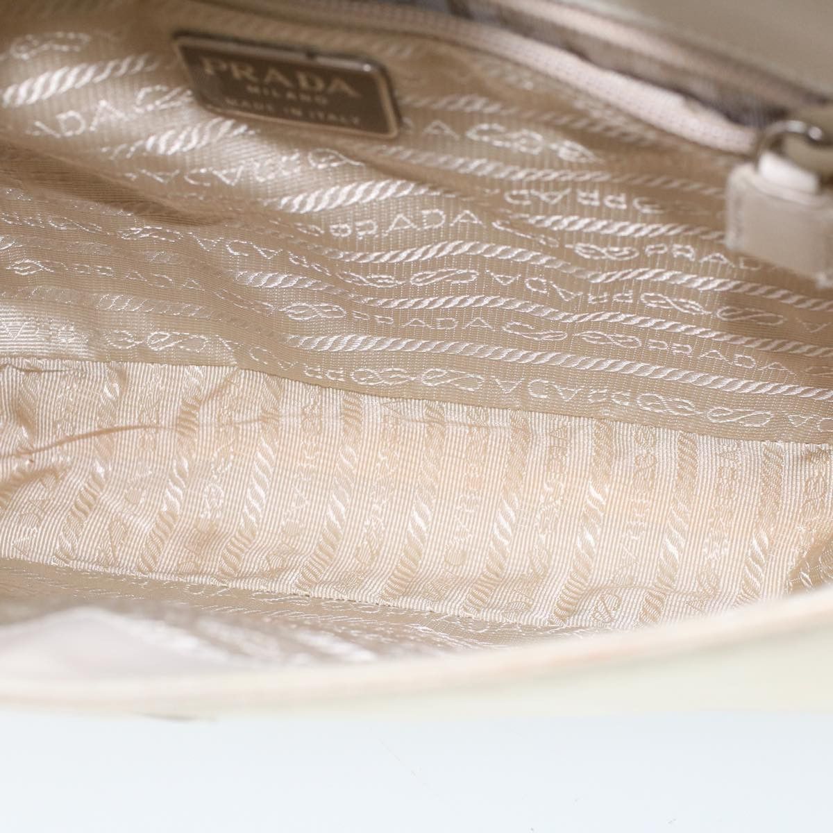 Prada Beige Synthetic Shoulder Bag (Pre-Owned) Size ONE SIZE - 5 Thumbnail
