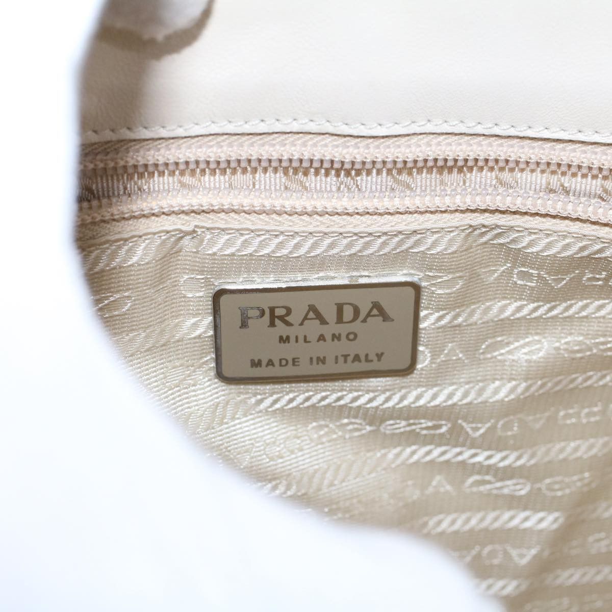 Prada Beige Synthetic Shoulder Bag (Pre-Owned) Size ONE SIZE - 17 Thumbnail
