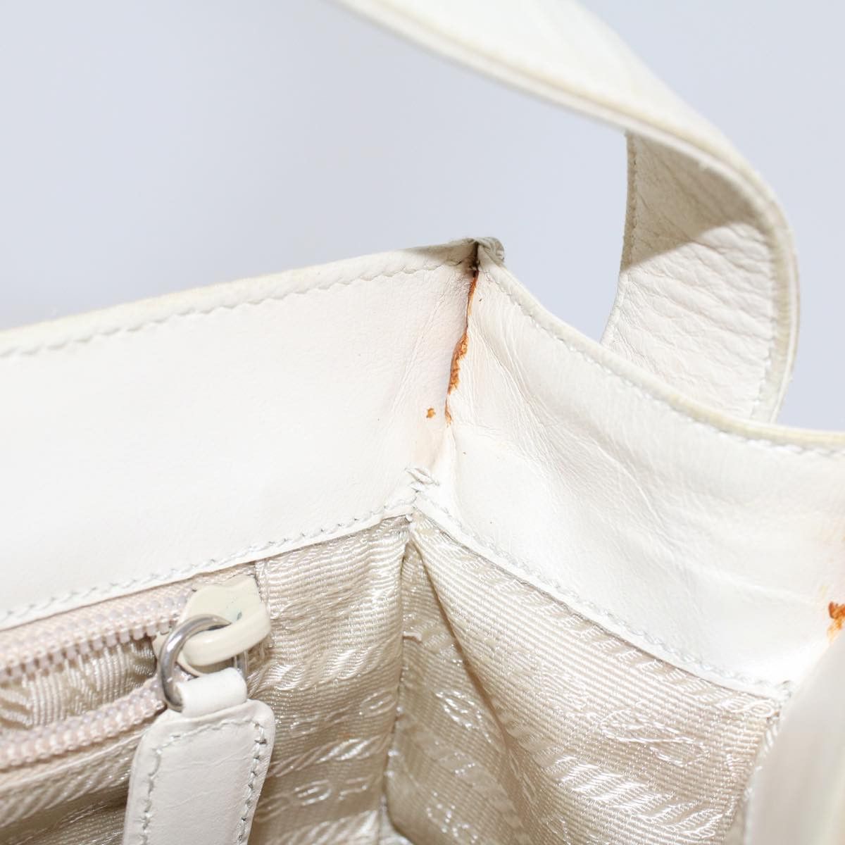 Prada Beige Synthetic Shoulder Bag (Pre-Owned) Size ONE SIZE - 18 Thumbnail