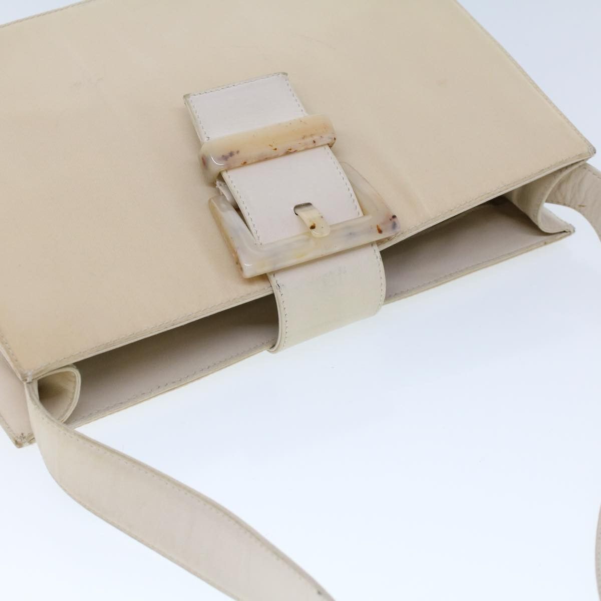 Prada Beige Synthetic Shoulder Bag (Pre-Owned) Size ONE SIZE - 4 Thumbnail